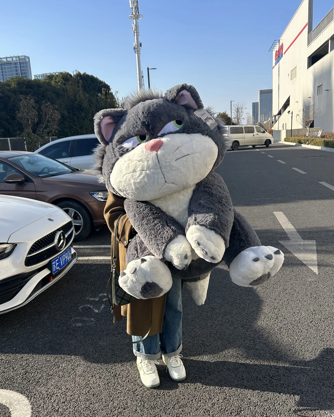 <海外好市多限定>迪士尼 路西法 毛絨 娃娃 毛毯