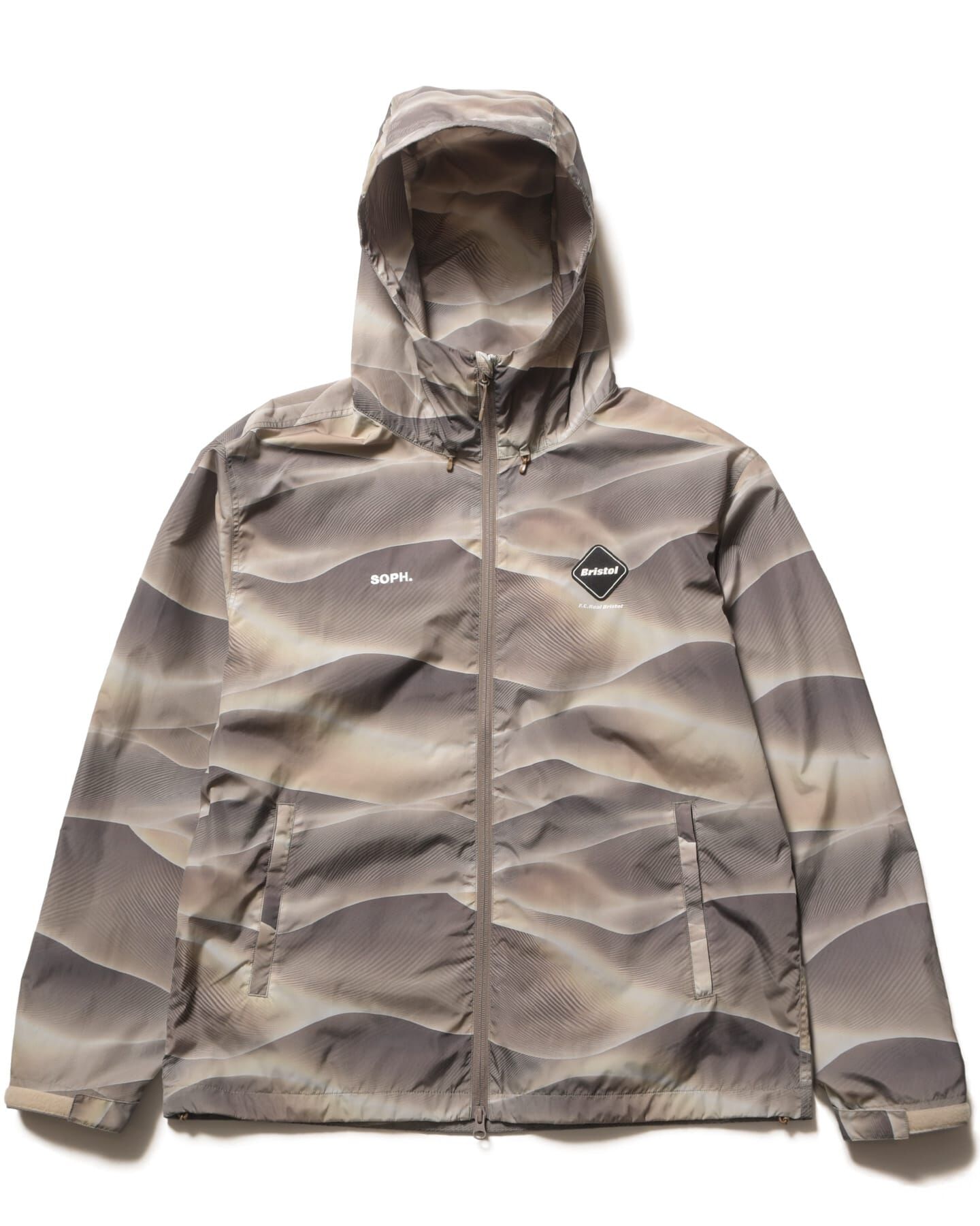 [Instock] F.C. Real Bristol FW25 DESERT PRACTICE JACKET | BLACK / BEIGE