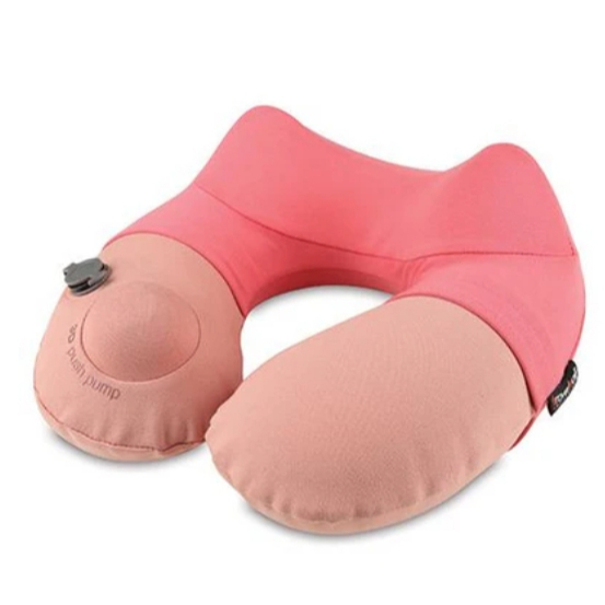 【樂森藥局】travelmall 專利3D按壓式充氣護理頸枕 兩色