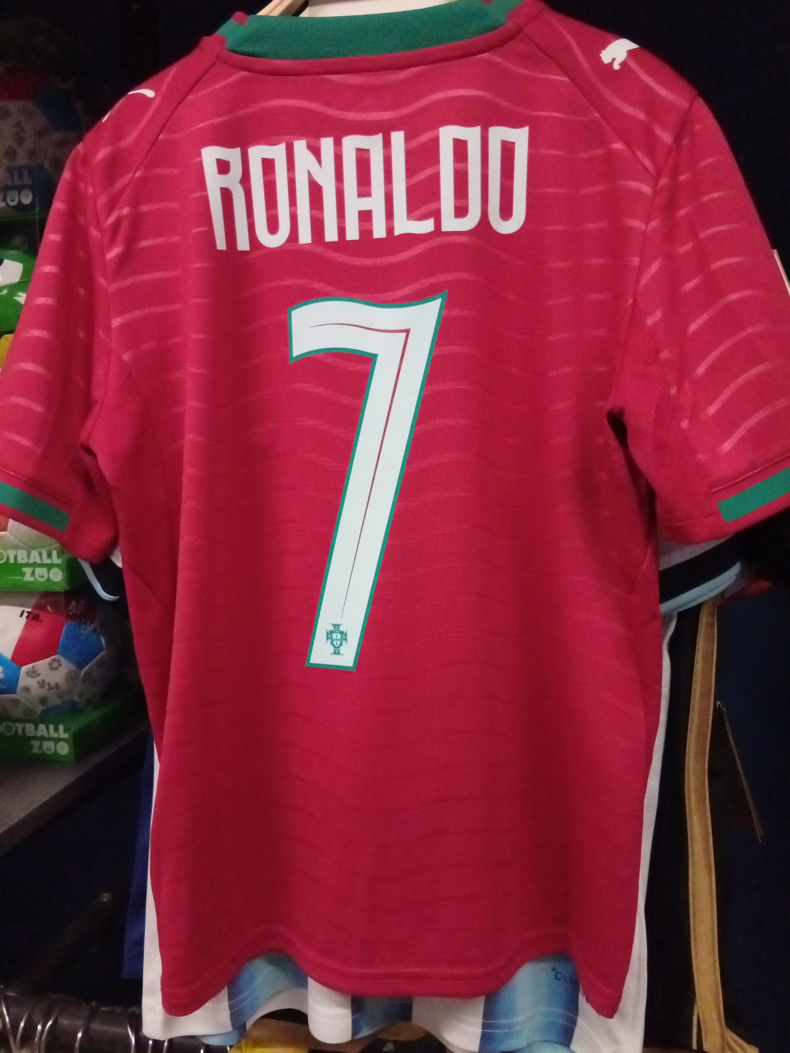 2026世界杯葡萄牙國家隊C朗拿度主場童裝球衣