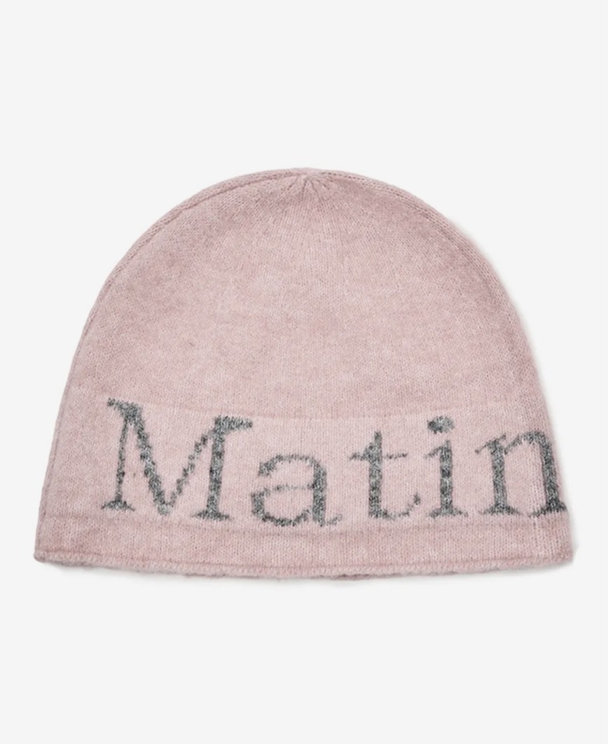 MATIN KIM LOGO BOUCLE 冷帽 針織冷帽 針織帽 毛帽 三色 馬丁金