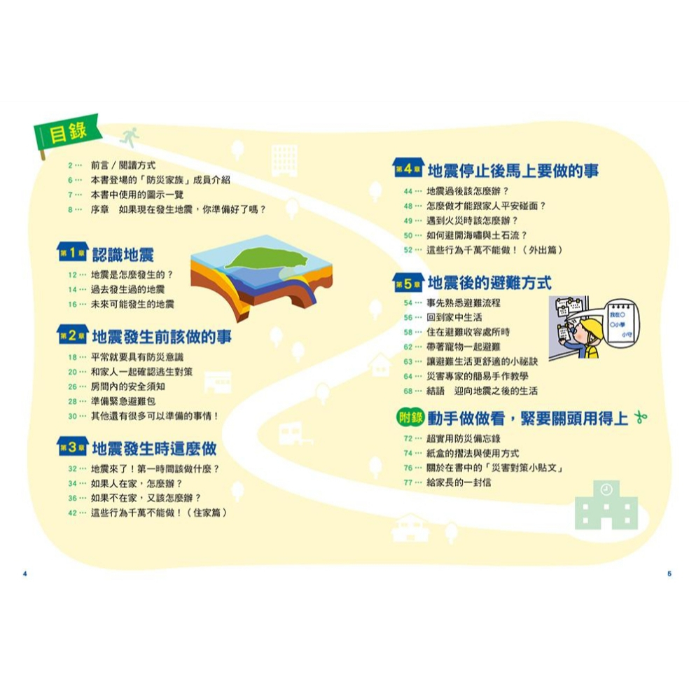 【樂森藥局】幼福文化 天災來了怎麼辦？親子防災避難BOOK：地震、海嘯、土石流時，孩子也能冷靜應對