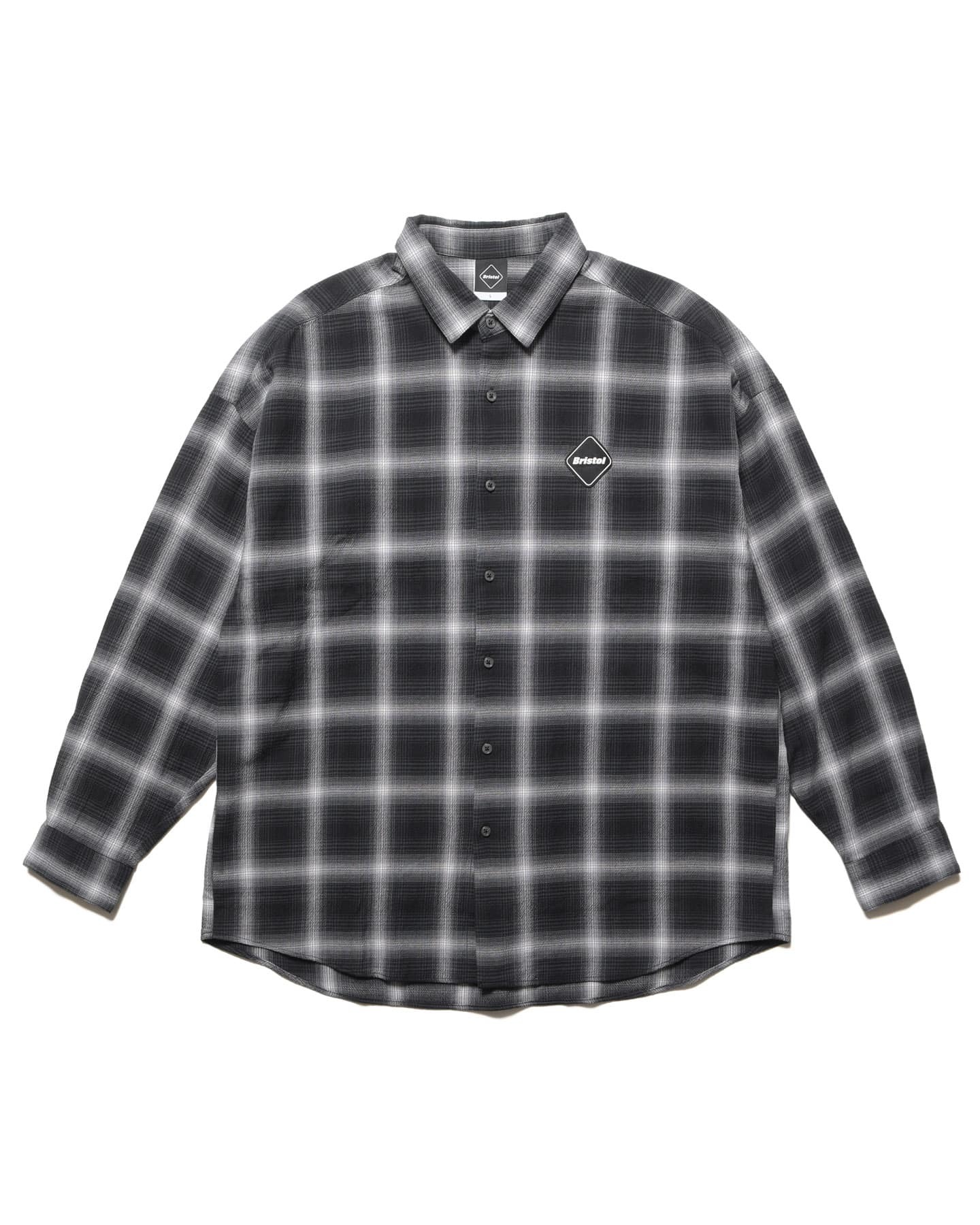 F.C. Real Bristol FW25 BIG LOGO L/S BAGGY SHIRT