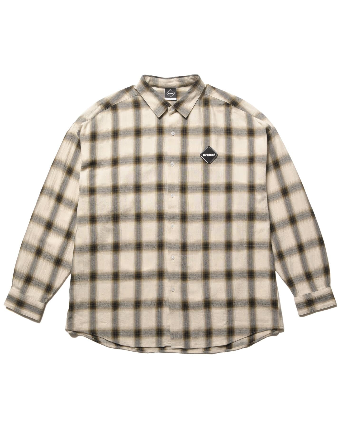 F.C. Real Bristol FW25 BIG LOGO L/S BAGGY SHIRT