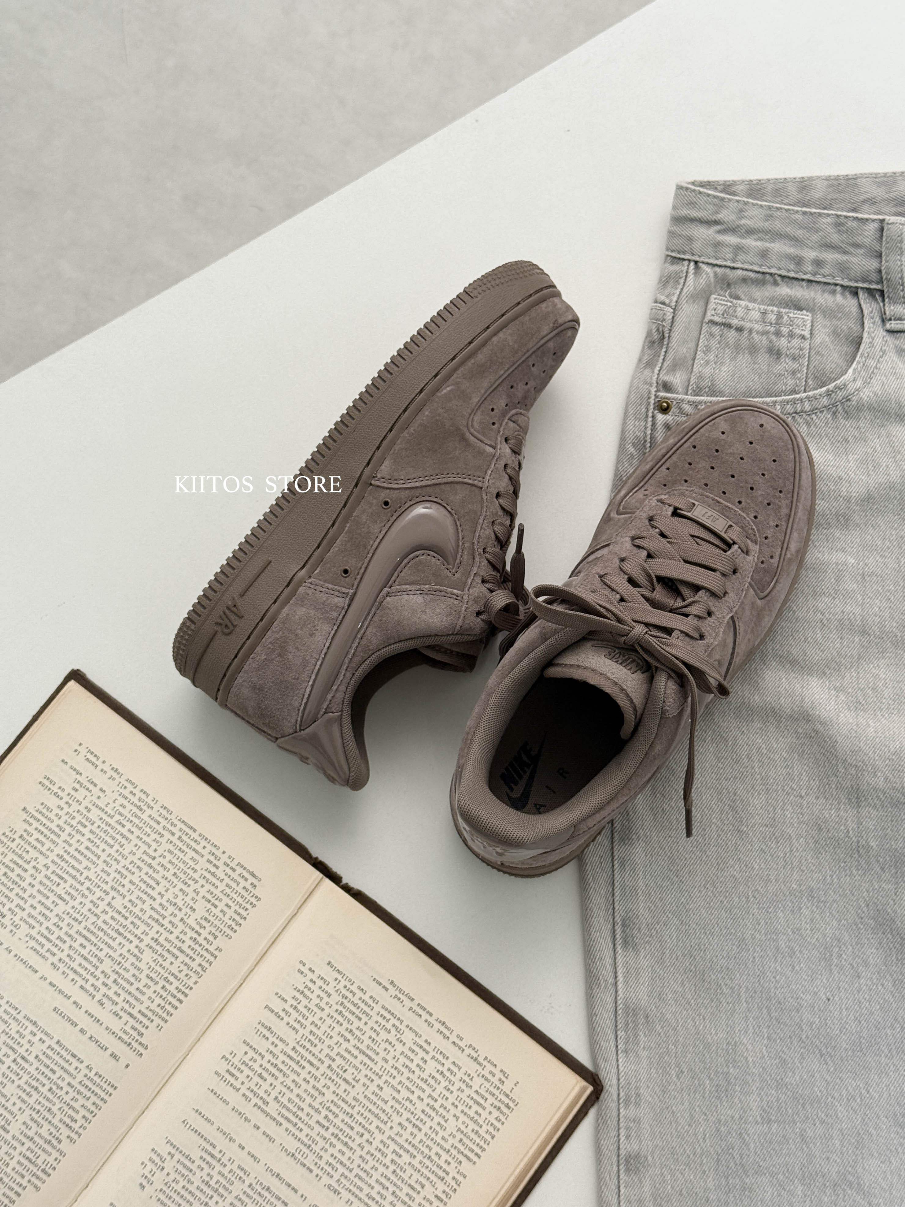 【預購】NIKE AIR FORCE 1 AF1 摩卡奶棕 大地色 咖啡色 絨面 女鞋 HV4406-200