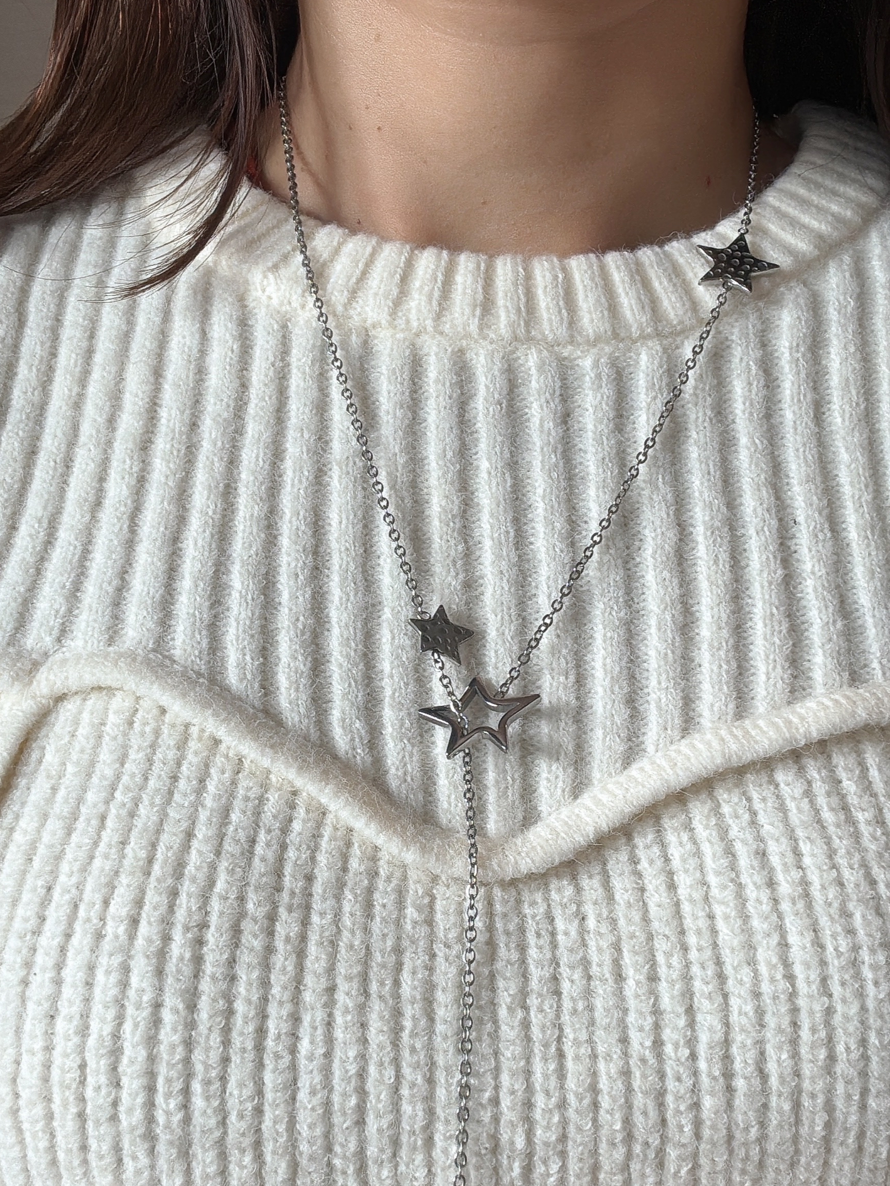 original long star necklace