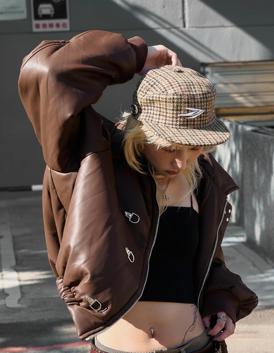 WBI 25SS Pillbox Cap—JB-04 千鳥格紋藥盒帽 帽子 Pillbox Cap