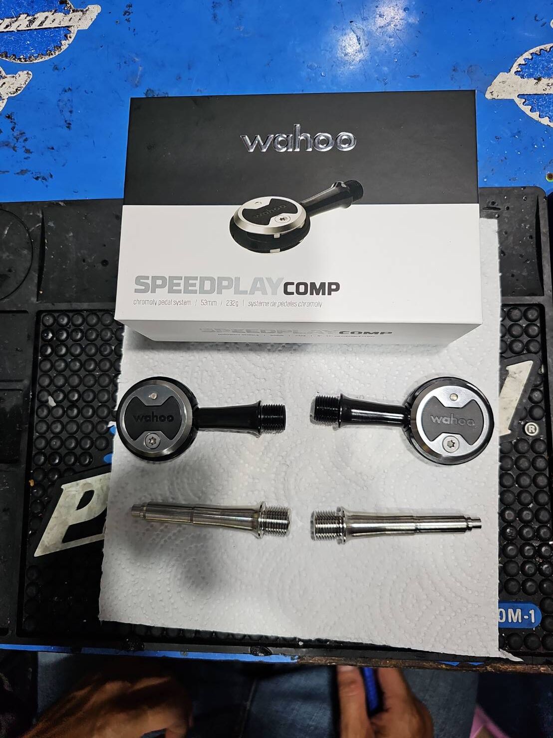 (改裝到好) Wahoo 卡踏改鈦軸心含保養 長度:50 /55 /60 /65 /70mm可選 改裝軸心 不含卡踏本體 改到好