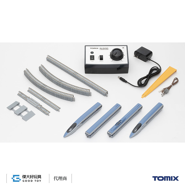 TOMIX 90193 Basic Set SD Series 500 Nozomi (4-Car set) (Track Layout Pattern A)