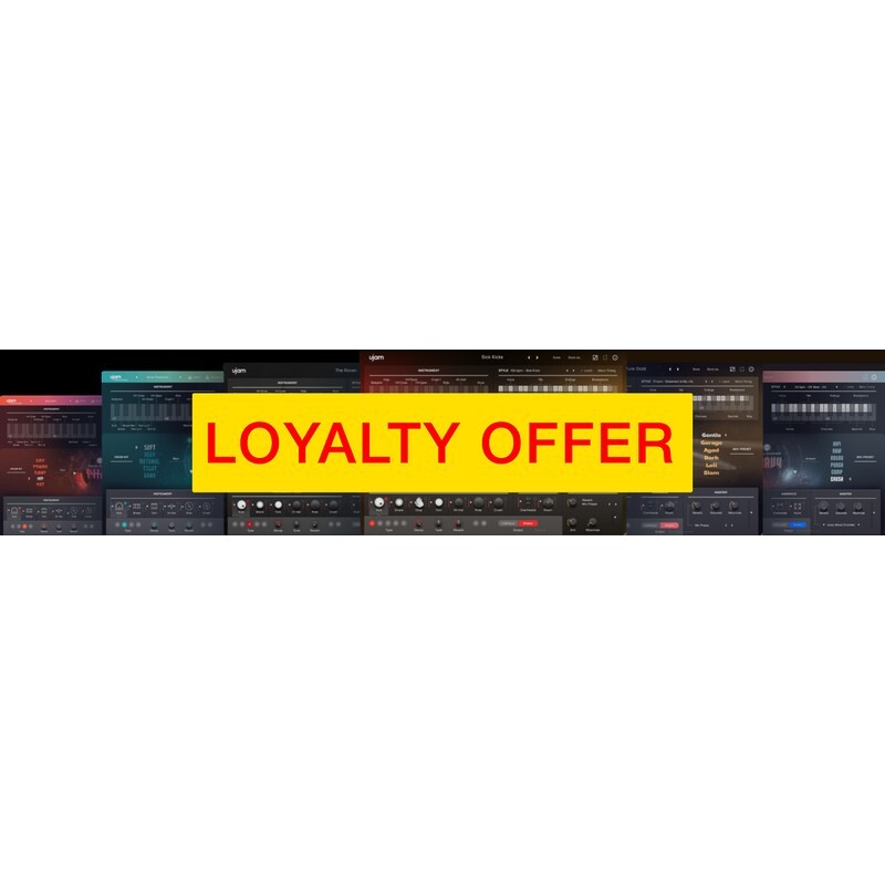 UJAM Virtual Drummer Bdl Loyalty Offer｜虛擬鼓手音源套裝