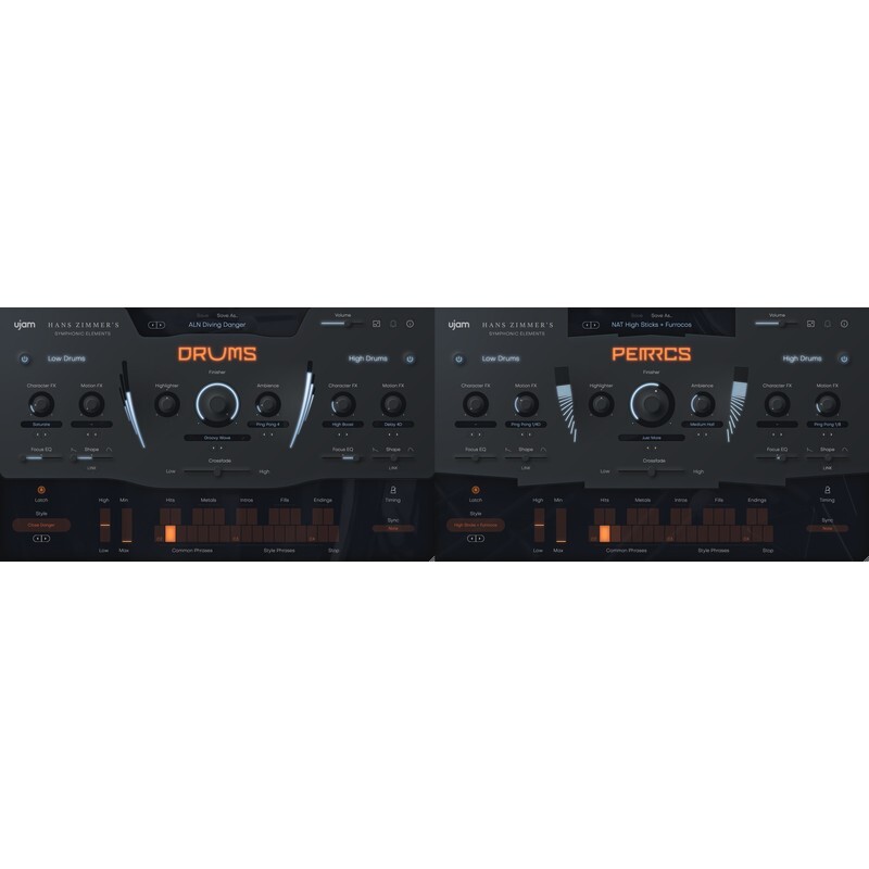UJAM Hans Zimmer’s Drums & Percussion Bundle｜鼓組打擊樂器音源