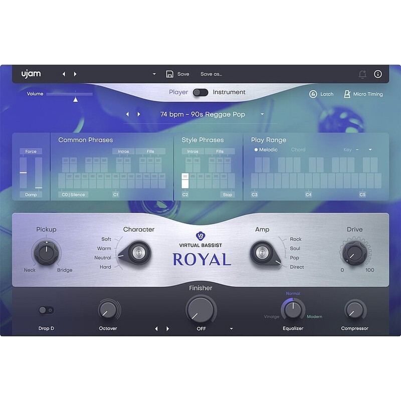 UJAM ROYAL 2｜虛擬貝斯音源軟體