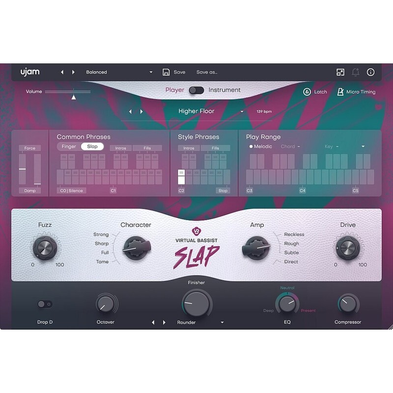 UJAM SLAP｜虛擬貝斯音源軟體