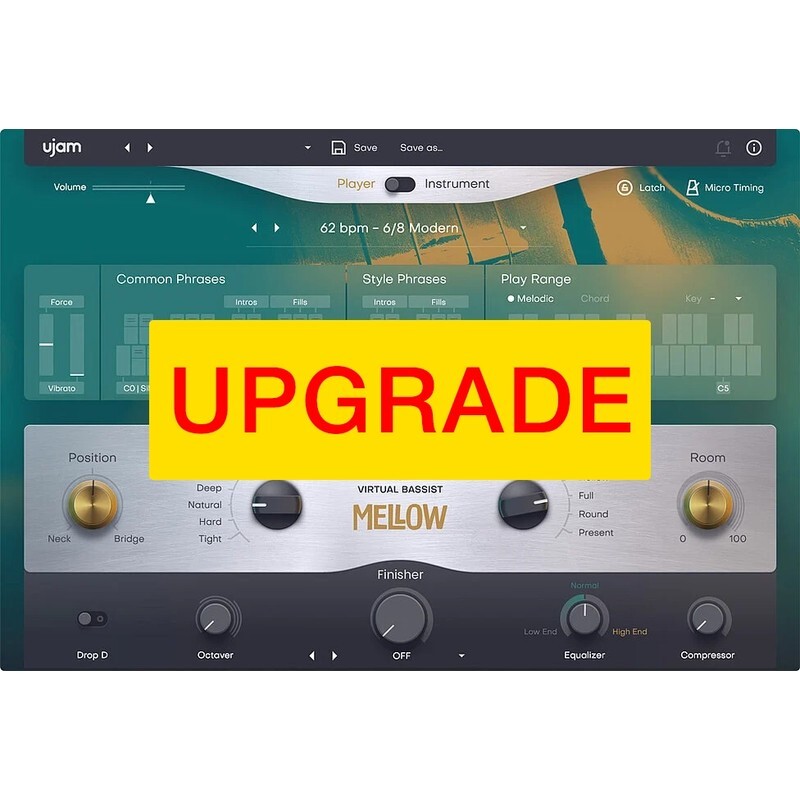 UJAM Upgrade MELLOW 2｜虛擬低音提琴音源