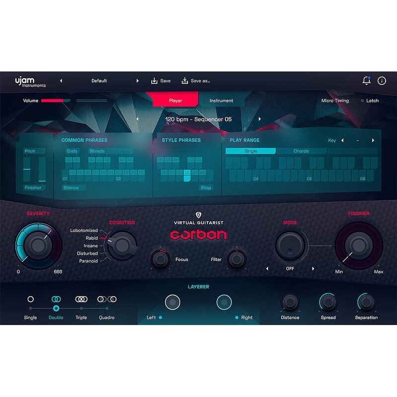 UJAM CARBON｜虛擬電吉他音源