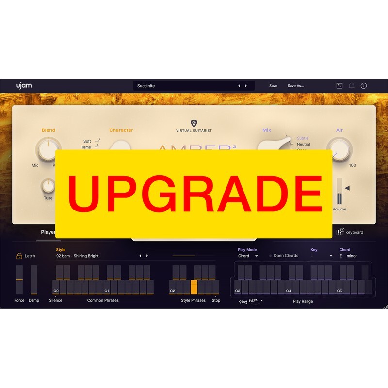 UJAM Upgrade AMBER 2｜木吉他音源升級版