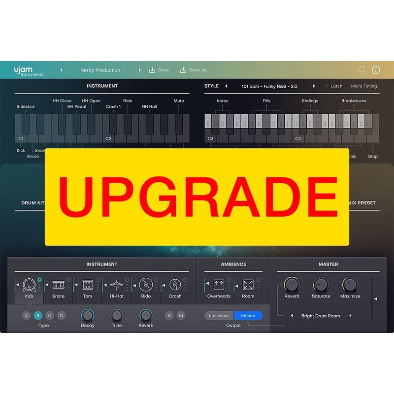 UJAM Upgrade SOLID 2｜虛擬鼓手音源升級版