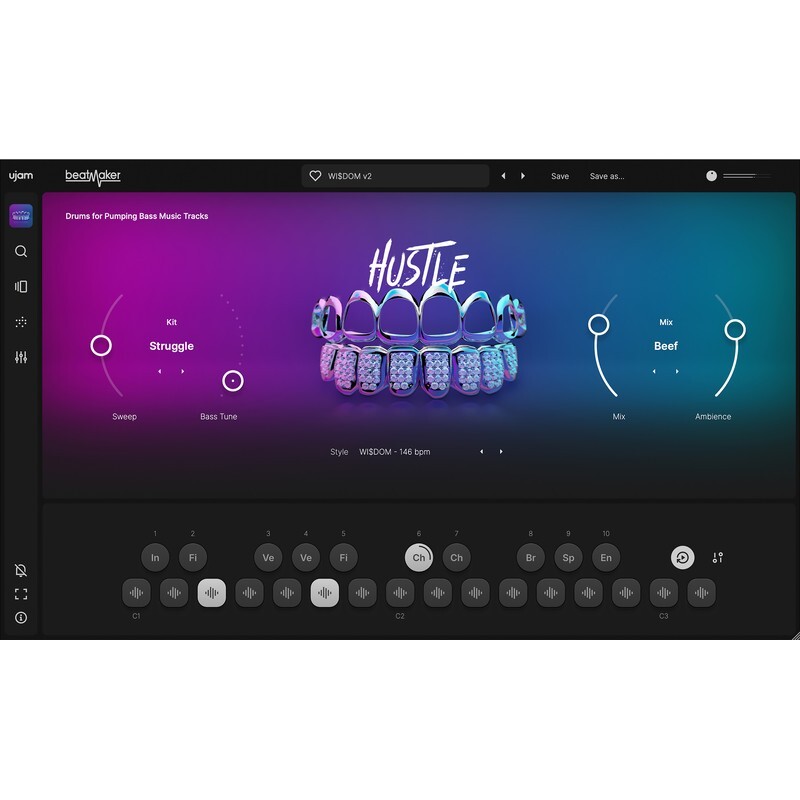 UJAM HUSTLE 2｜嘻哈陷阱節奏鼓機音源