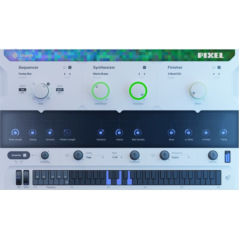 UJAM PIXEL｜復古電玩音色合成器