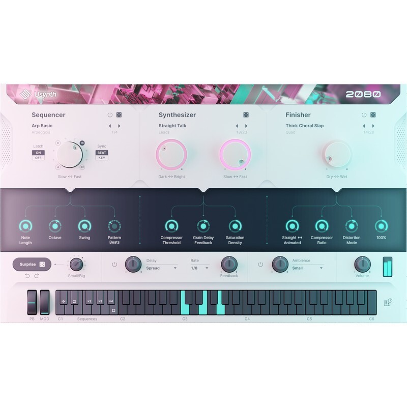 UJAM 2080｜虛擬合成器音源插件