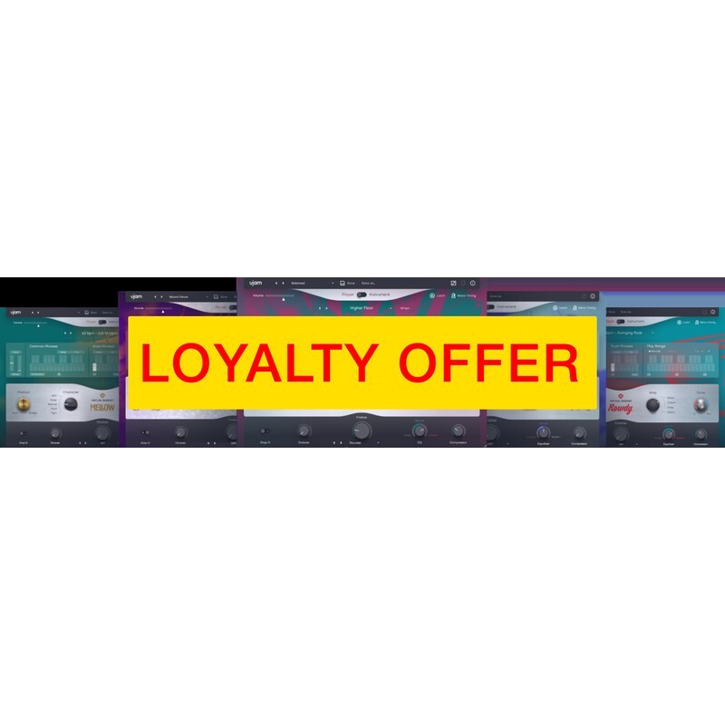 UJAM Bassist Bundle Loyalty Offer｜虛擬貝斯音源組合包