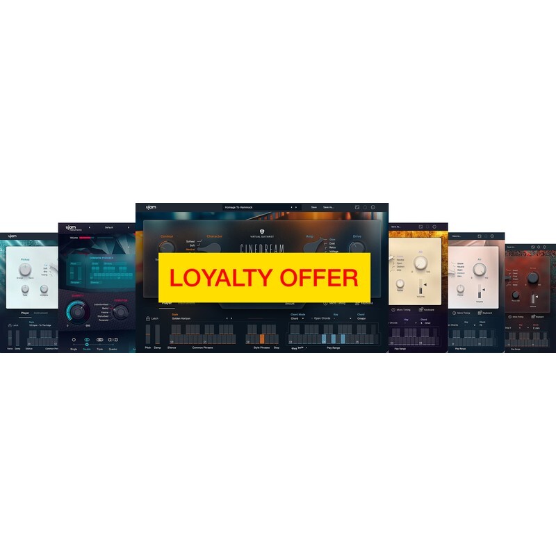 UJAM Virtual Guitarist Bdl Loyalty Offer｜虛擬吉他音源組合包
