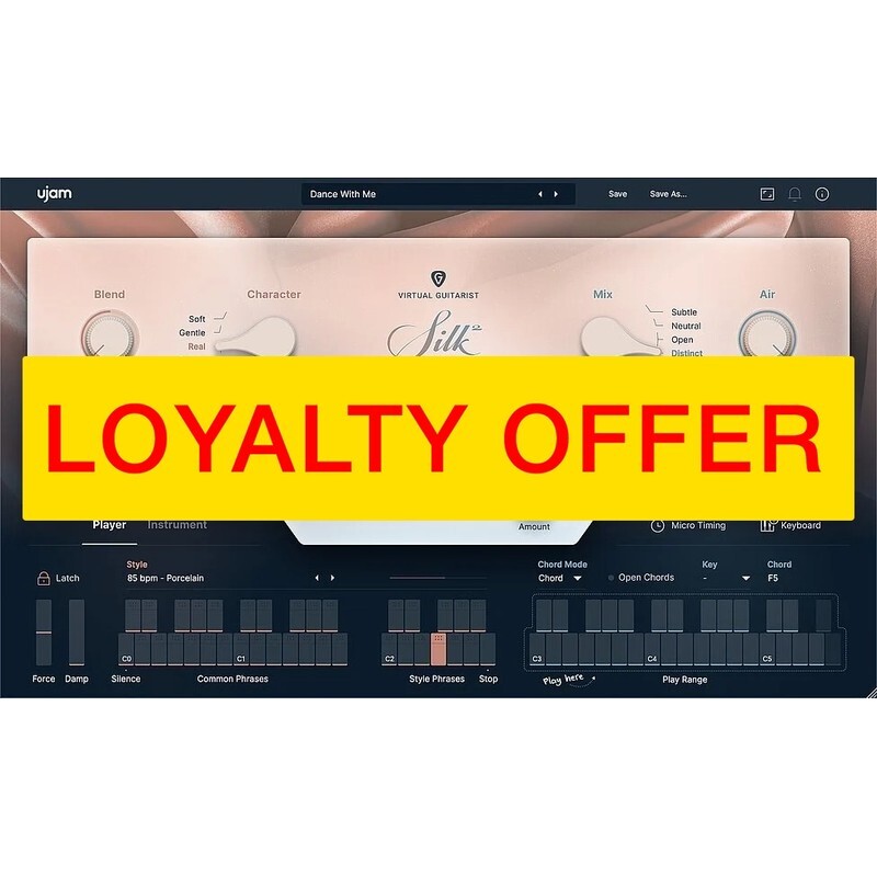 UJAM SILK 2 Loyalty Offer｜虛擬尼龍吉他音源