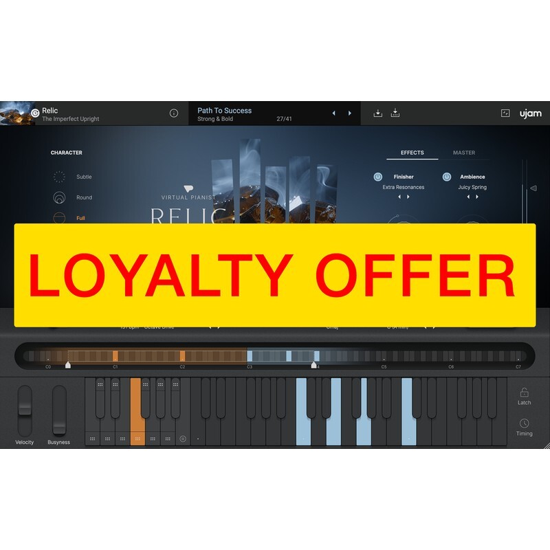 UJAM RELIC Loyalty Offer｜虛擬樂器音源軟體
