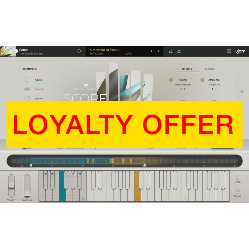 UJAM SCORE Loyalty Offer｜影視配樂虛擬樂器