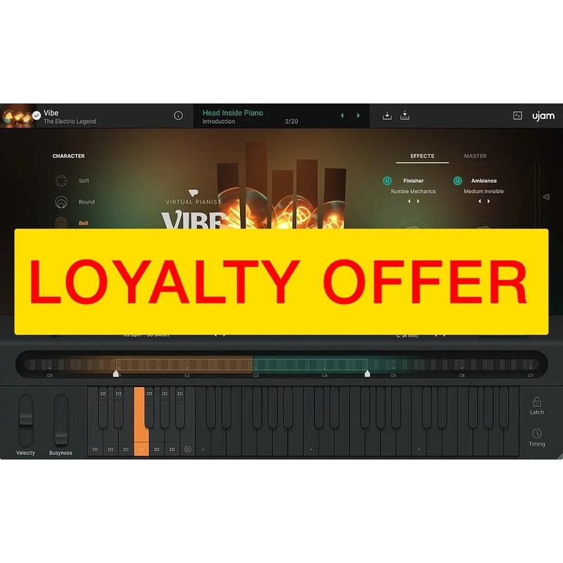 UJAM VIBE Loyalty Offer｜虛擬電鋼琴音源