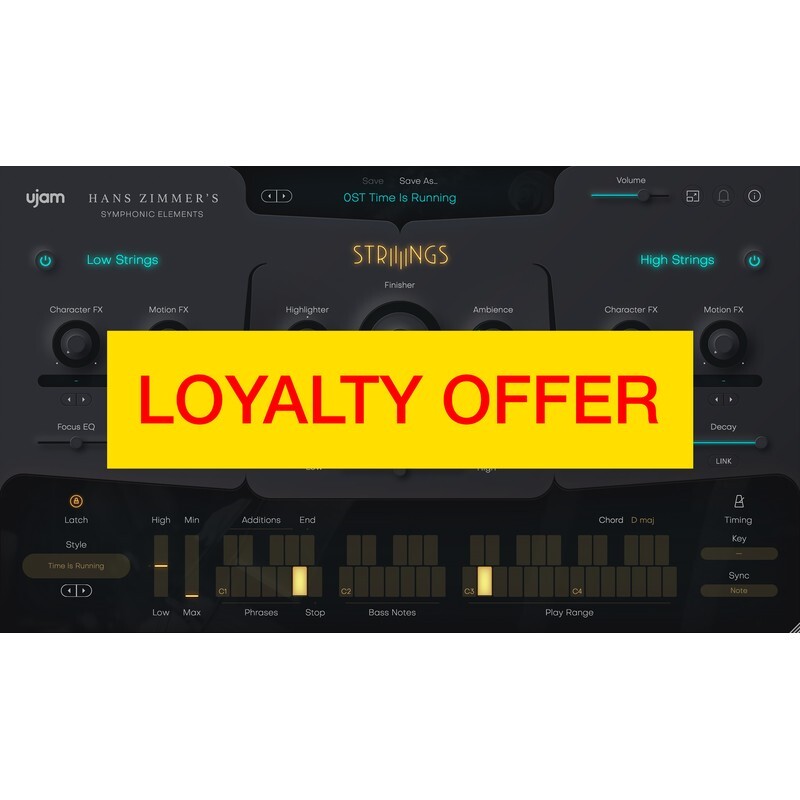 UJAM STRIIIINGS Loyalty Offer｜交響弦樂伴奏音源