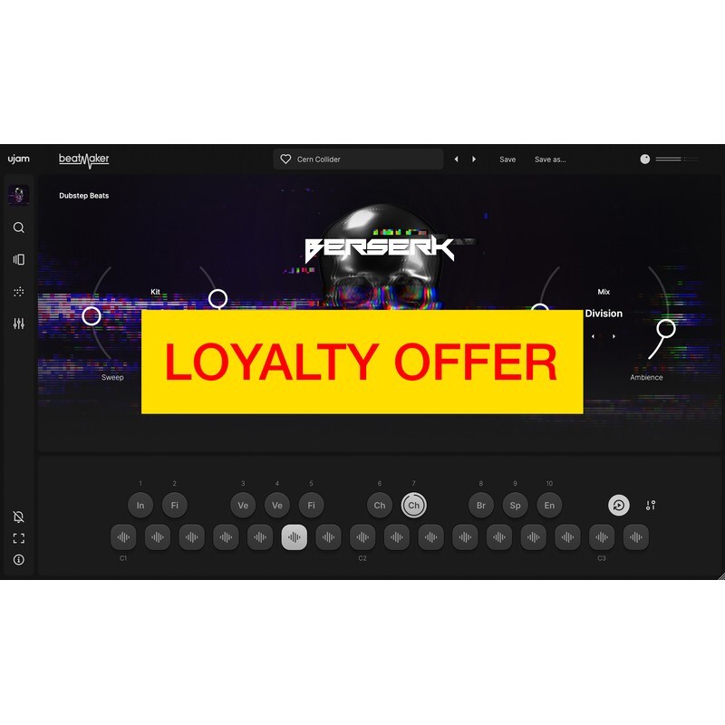 UJAM BERSERK Loyalty Offer｜虛擬鼓機音源