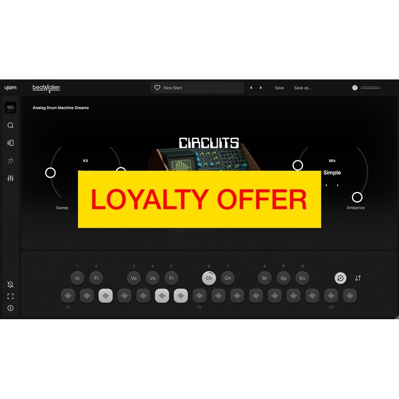 UJAM CIRCUITS Loyalty Offer｜虛擬樂器音源插件