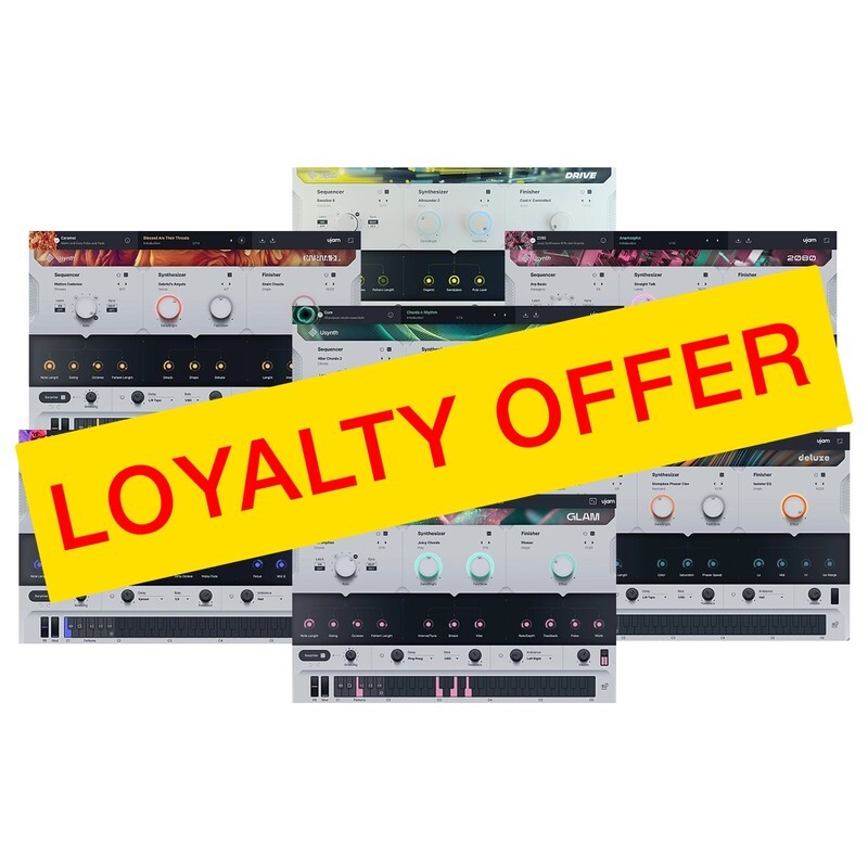 UJAM Usynth Bundle Loyalty Offer｜合成器軟體組合包