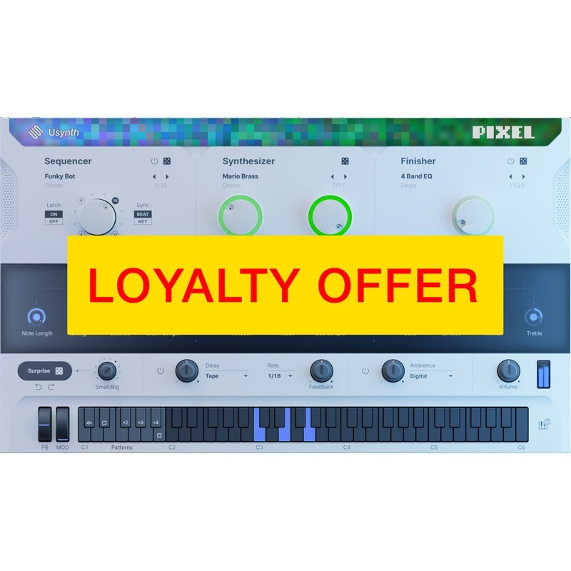 UJAM PIXEL 2 Loyalty Offer｜音訊效果器插件