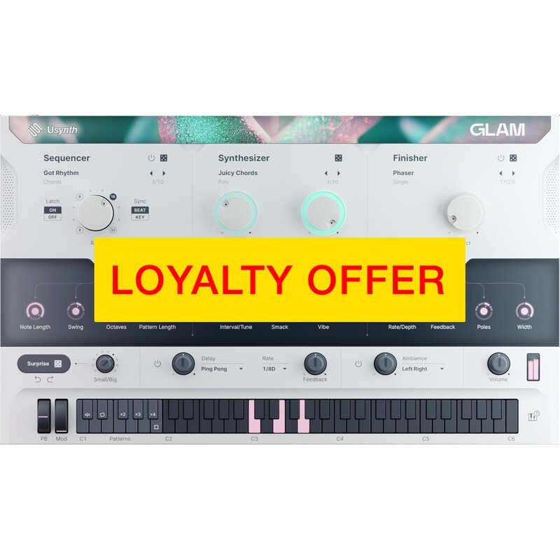 UJAM GLAM Loyalty Offer｜虛擬吉他手軟體