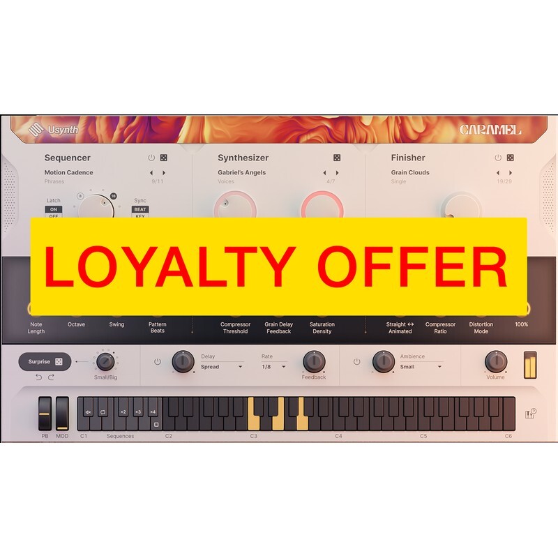 UJAM CARAMEL Loyalty Offer｜虛擬吉他音源軟體