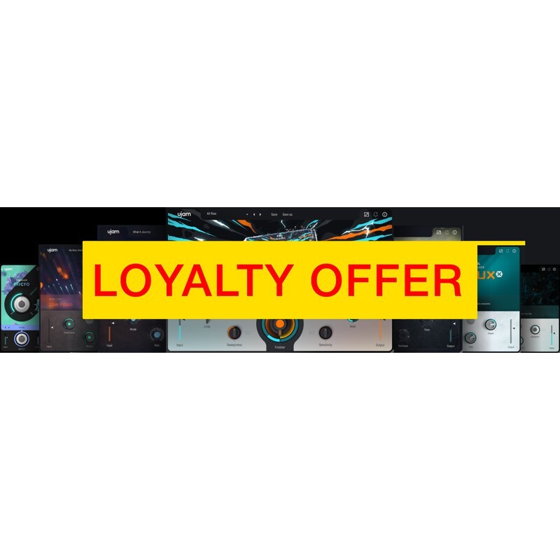 UJAM Finisher Bundle Loyalty Offer｜軟體效果器組合