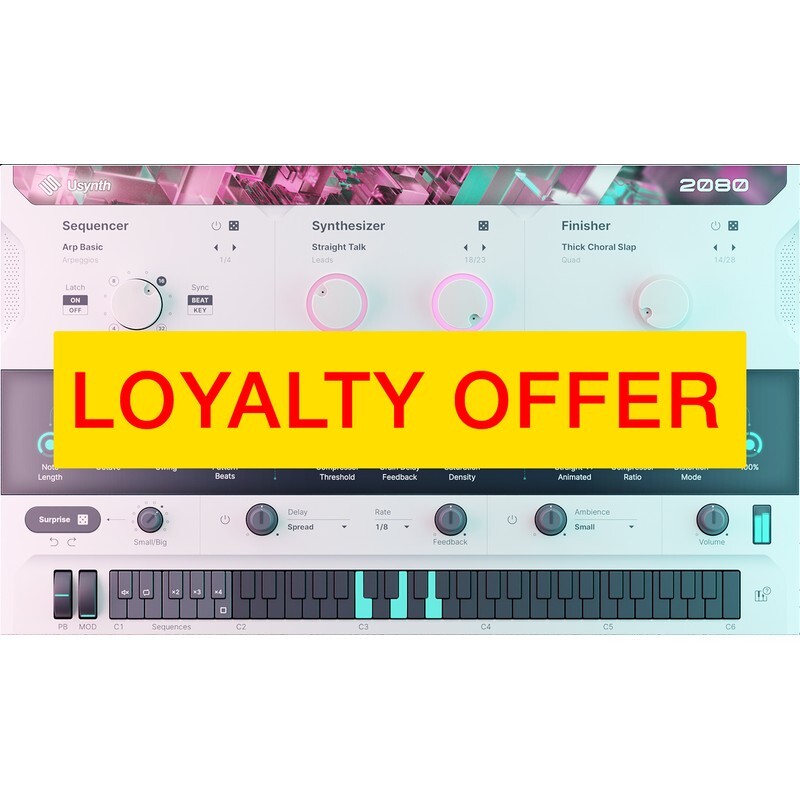 UJAM 2080 Loyalty Offer｜音樂製作軟體插件