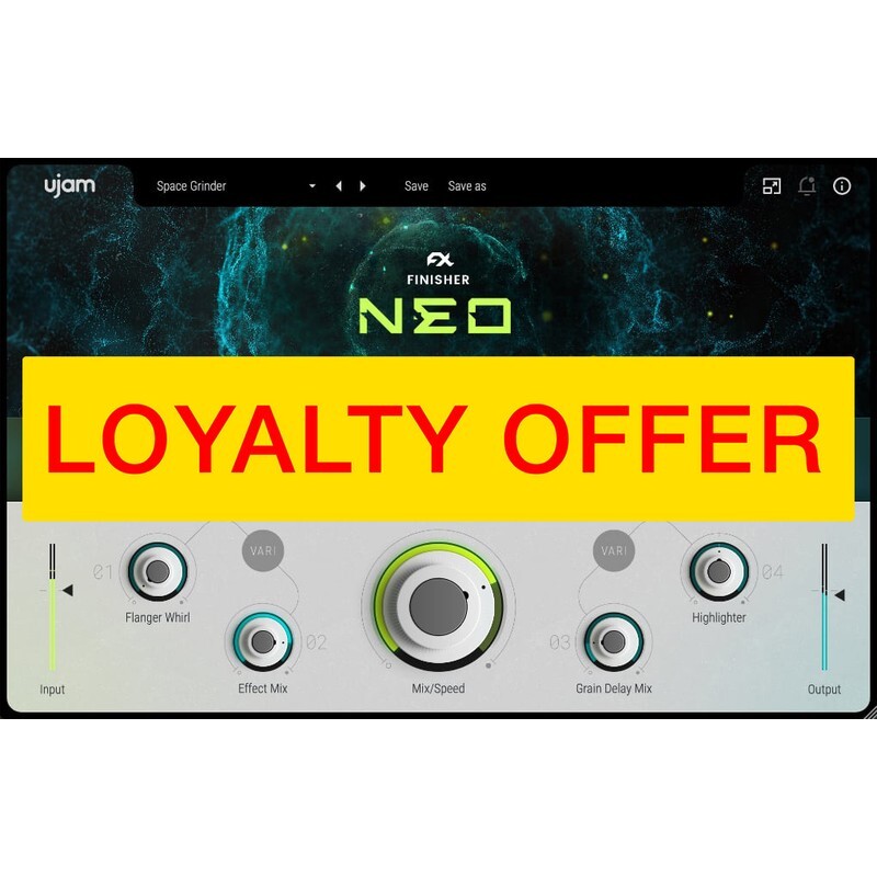 UJAM NEO Loyalty Offer｜虛擬樂器效果器