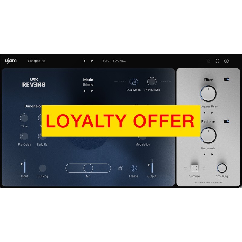 UJAM REVERB 2 Loyalty Offer｜殘響效果器插件