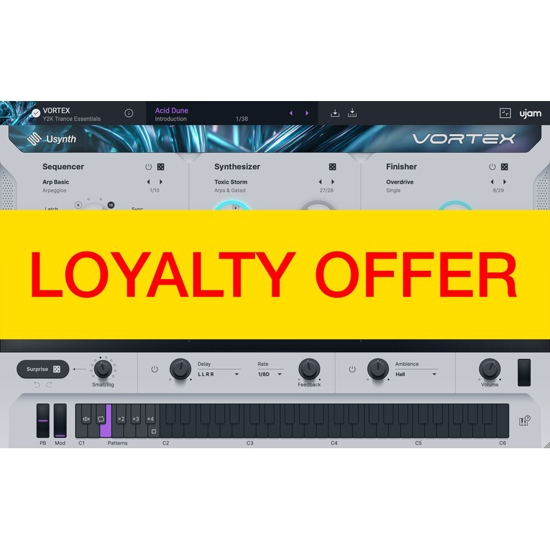UJAM VORTEX Loyalty Offer｜數位音訊效果插件