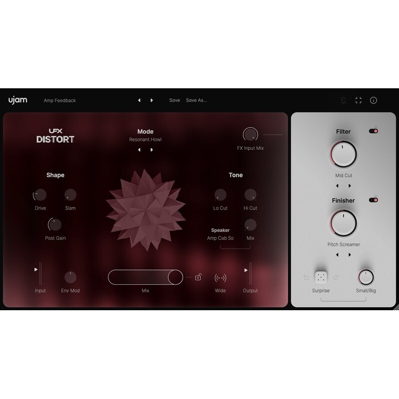UJAM DISTORT｜失真效果器軟體