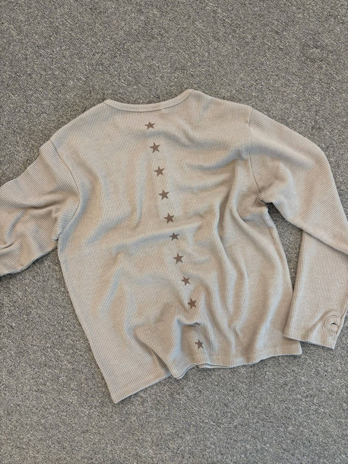 圖案半開胸長袖衫 Seeot-085T