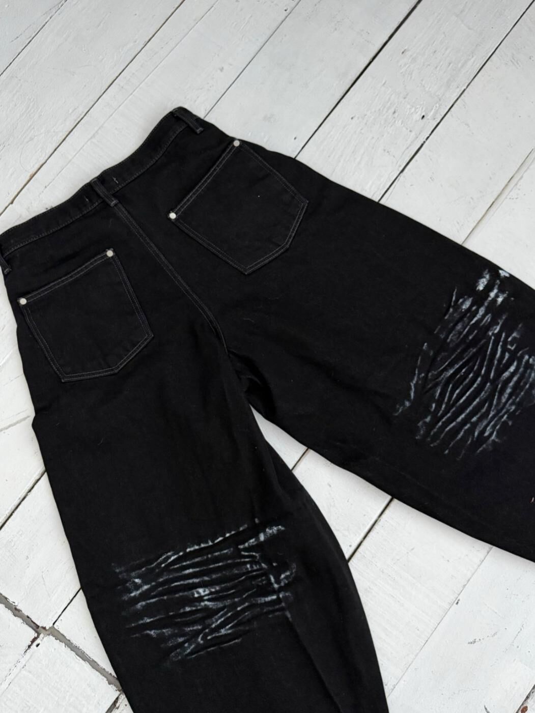 仿洗水鬆身褲 Seeot-091P