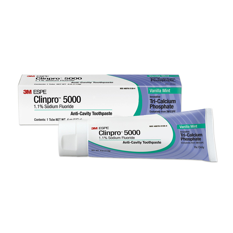 【牙醫推薦】3M Clinpro 5000 1.1% 氟化鈉高氟脫礦牙膏113g雲呢嗱薄荷味