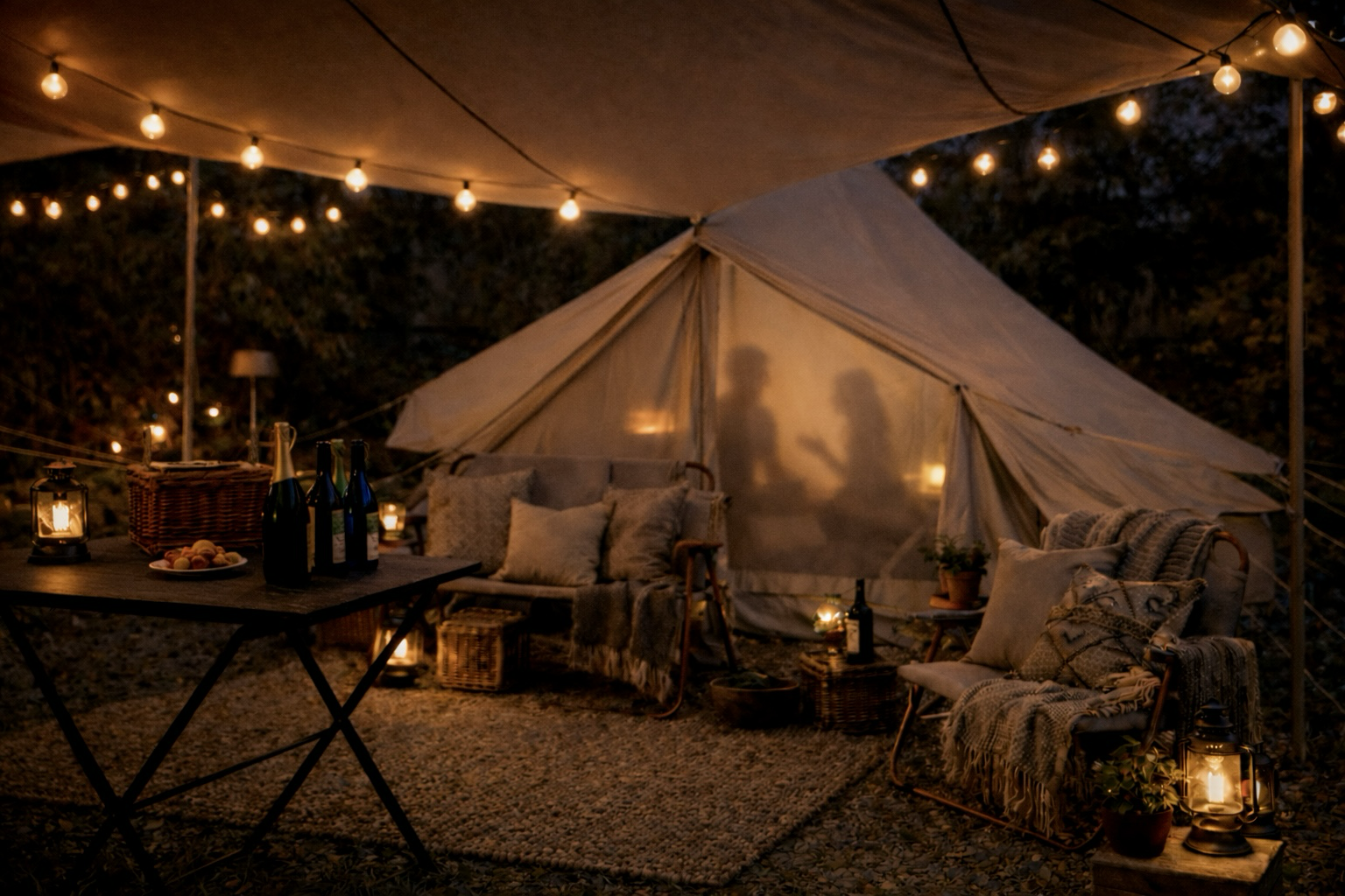 帳篷內部擺設 BASECAMP