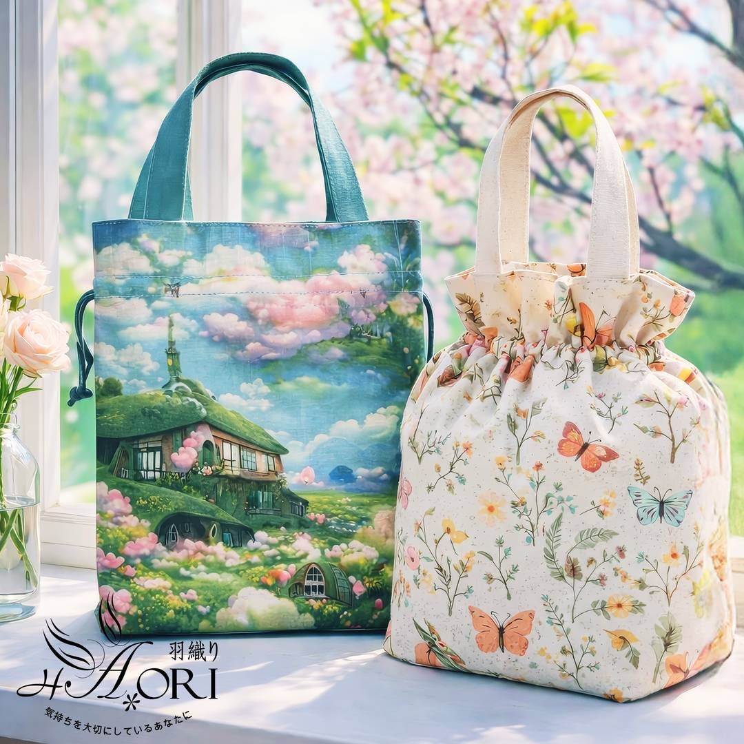 販售原尺寸【紙型】(可調式袋底束口袋)