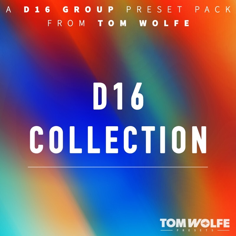 Tom Wolfe D16 Collection｜合成器預設音色庫
