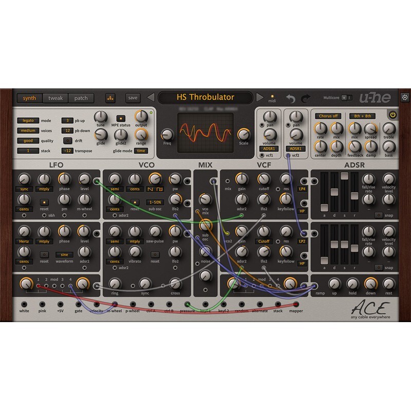 u-he ACE｜模組化軟體合成器